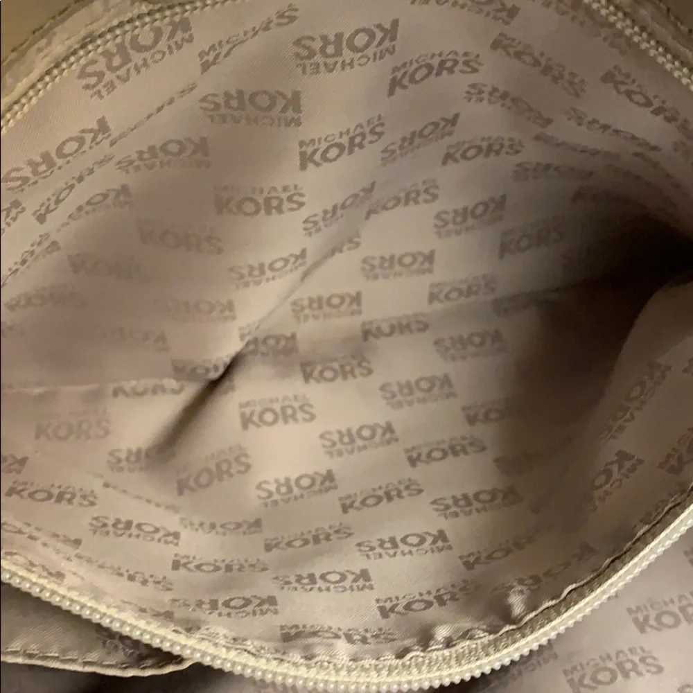 Michael Kors Kellen Saffiano Satchel Purse - Picture 16 of 16